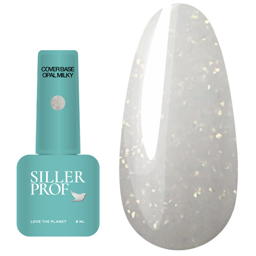 База SILLER Cover Milk Opal молочный с золотым шиммером 8 мл (u0000006719) - Фото №1