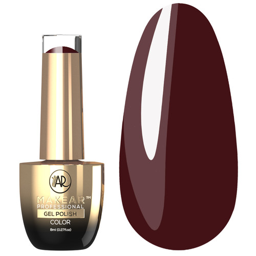 Hybride vernis MAKEAR Regular 716 wijn 8 ml - Фото №1