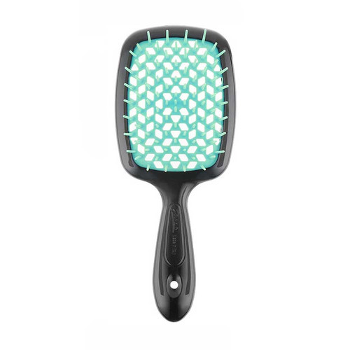 Расческа Superbrush Janeke черно-зеленый 22 см