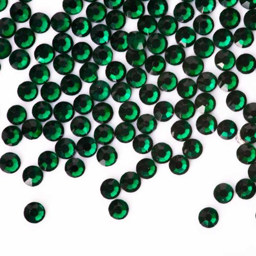 Стеклянные стразы для ногтей SS5 Emerald  50 шт