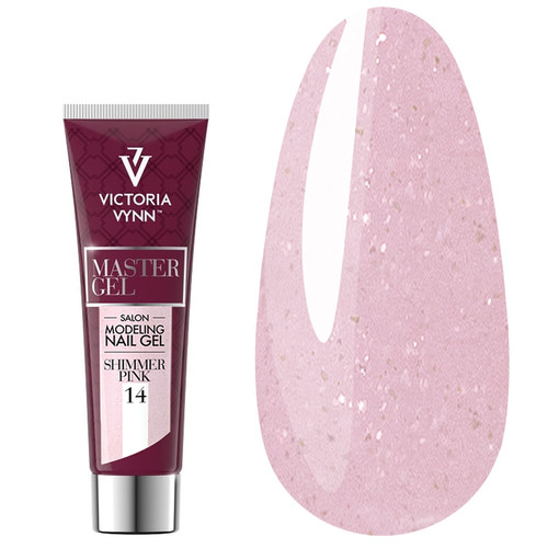 Акригель Victoria Vynn MASTER GEL 14 Shimmer Pink 60 г - Фото №1