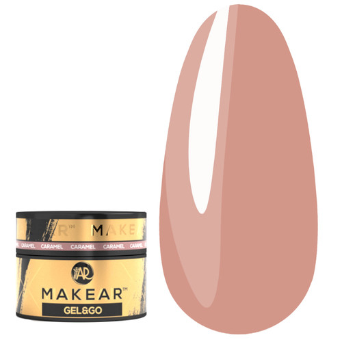 Гель для наращивания MAKEAR Gel&Go GG001 Caramel 15 мл - Фото №1