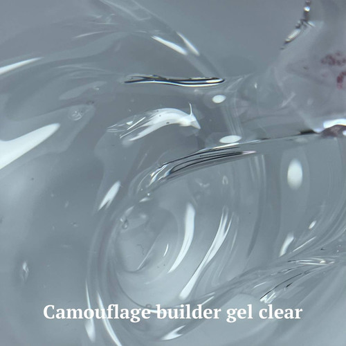 Камуфляжный гель NAILSOFTHEDAY Camouflage builder gel Clear прозрачный 30 мл - Фото №2