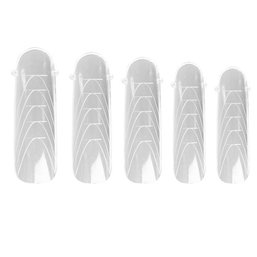 Верхние формы NAILSOFTHEDAY Dual form Square (Type 2) 130 шт - Фото №1