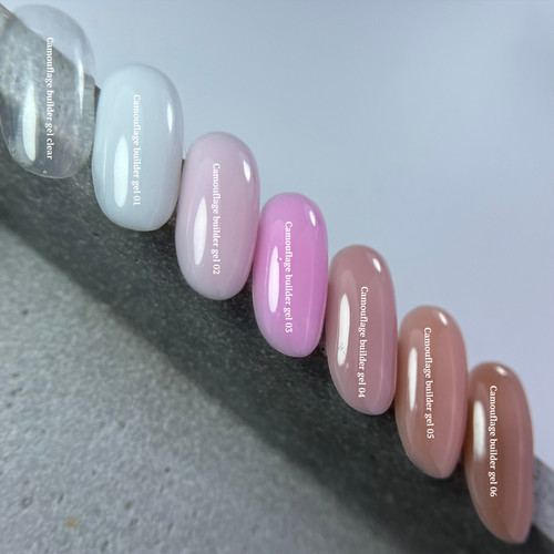 Камуфляжный гель NAILSOFTHEDAY Camouflage builder gel 01 бело-молочный 30 мл - Фото №4