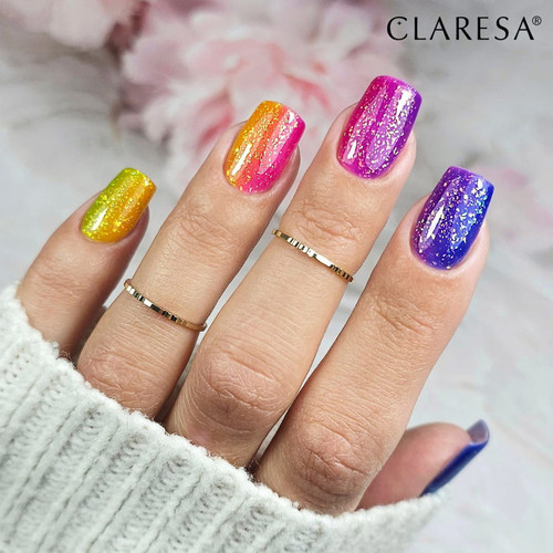 База для ногтей CLARESA RAINBOW JELLO BASE Yellow 5 г - Фото №2
