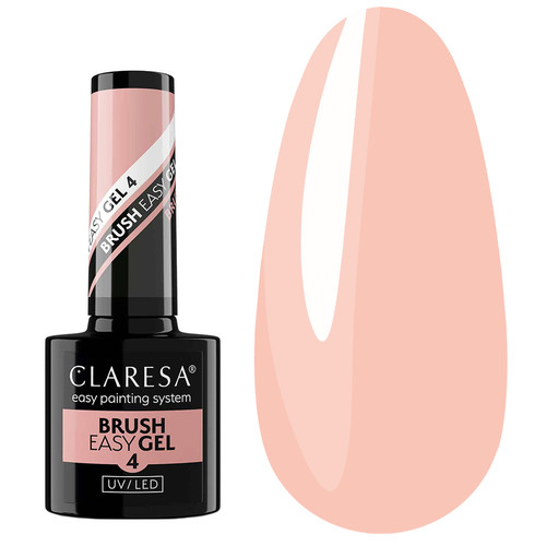 Жидкий гель Claresa BRUSH EASY GEL 4 средний бежевый 5 г - Фото №1