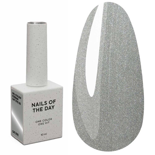 NAILSOFTHEDAY Koreaanse cat eye hybride nagellak 05, 10 ml - Фото №1
