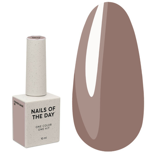 База для ногтей NAILSOFTHEDAY Cover NEW Formula № 07 латте 10 мл - Фото №1