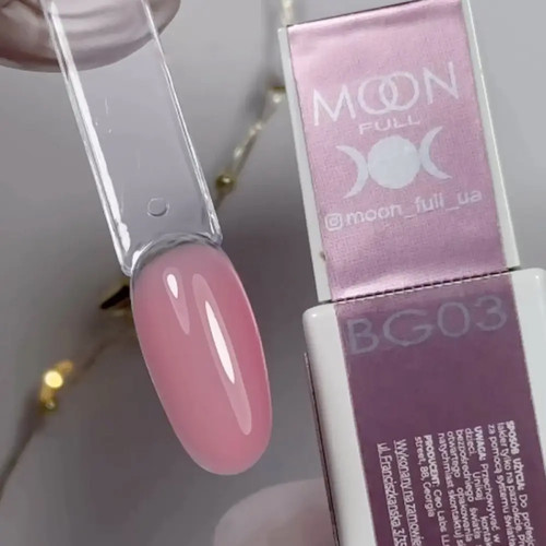 Жидкий гель Moon Full Liquid Builder Gel BG03 розовый 15 мл - Фото №2