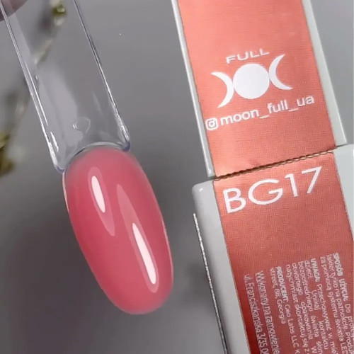 Жидкий гель Moon Full Liquid Builder Gel BG17 ярко-розовый 15 мл - Фото №2