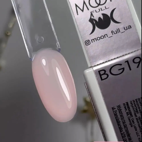 Жидкий гель Moon Full Liquid Builder Gel BG19 бледный чертополох крайола 15 мл - Фото №2
