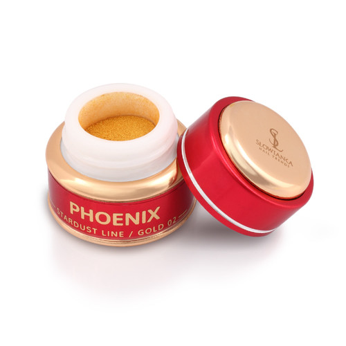 Втирка для ногтей Slowianka 02 Phoenix Gold 2 г - Фото №2