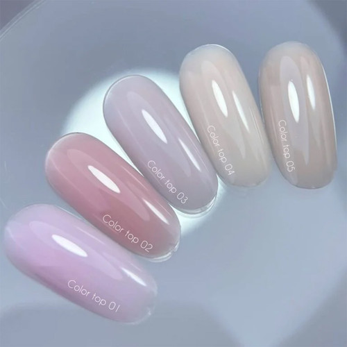 Топ NAILSOFTHEDAY Color top 04 светло-бежевый 10 мл - Фото №2