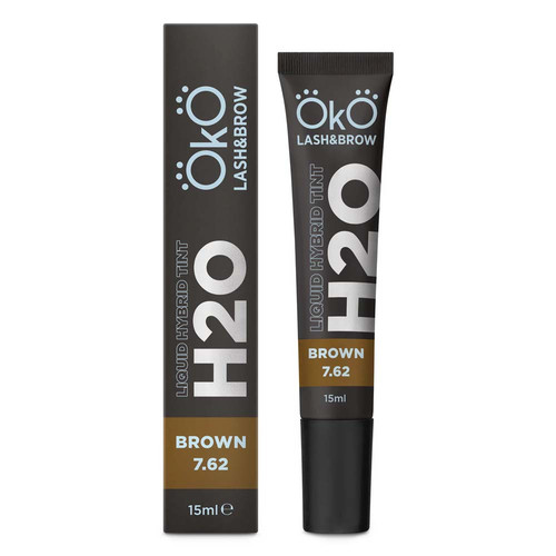 Краска OKO для бровей и ресниц Liquid Hybrid Tint H20 BROWN 7.62 15 мл (TINT-B) - Фото №2