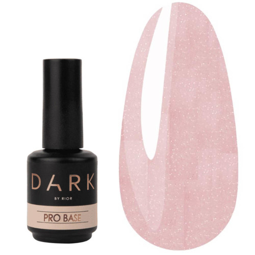 База DARK Pro Base Opal 6 розовый с шиммером, 15 ml - Фото №2