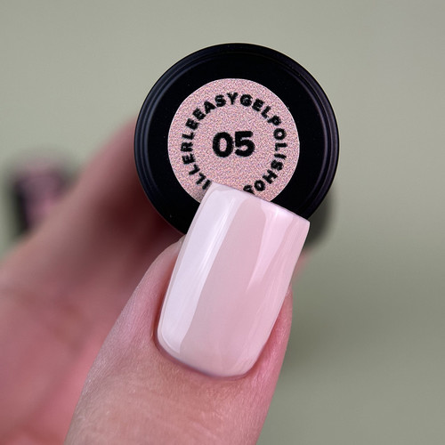 Гель-лак Siller EASY №005 One-ster gel polish однофазный пастельно-розовый 8 мл (НФ-00020715) - Фото №2