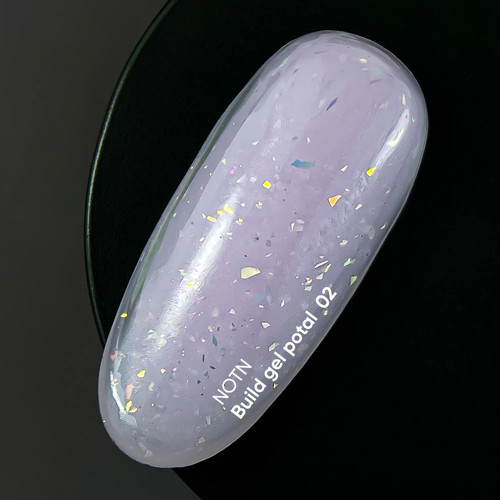 Гель NAILSOFTHEDAY Build gel potal 02 нежно-розовый 15 мл - Фото №3