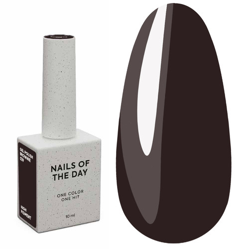NAILSOFTHEDAY Let's special Brownie hybride nagellak 10 ml