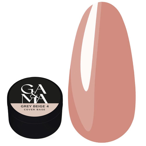 База для ногтей GA&MA Cover Base №004 Grey beige 30 мл (7700327) - Фото №1