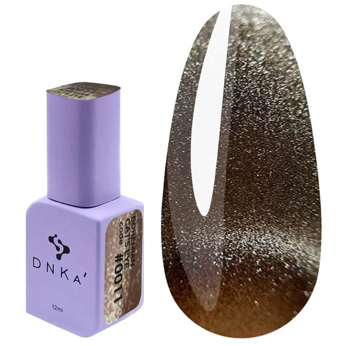 Гель-лак DNKa Bohemian Cat's Eye №0011 светло-коричневый 12 мл (FTCGP0011) - Фото №1
