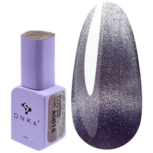 Гель-лак DNKa Bohemian Cat's Eye №0015 фиолетовый 12 мл (FTCGP0015) - Фото №1