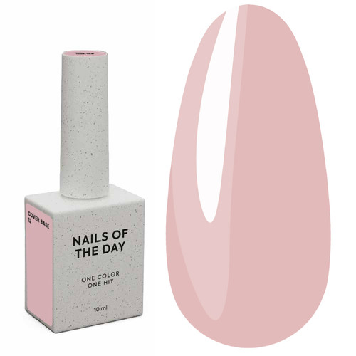 NAILSOFTHEDAY Cover Base NIEUW Formula 12 beige-roze 10 ml - Фото №1