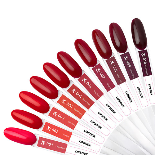 Гель-лак F.O.X Lipstick Collection 006 элегантный рубиновый 7 мл (LC - 06) - Фото №2