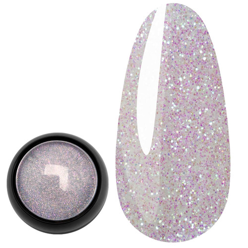 Втирка для ногтей Slowianka Tiny Pink Holo 0,2 г - Фото №1