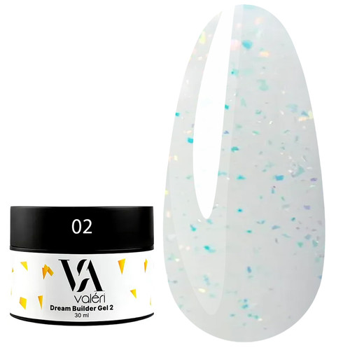 Гель для наращивания VALERI BUILDER GEL DREAM №02 30 мл - Фото №1