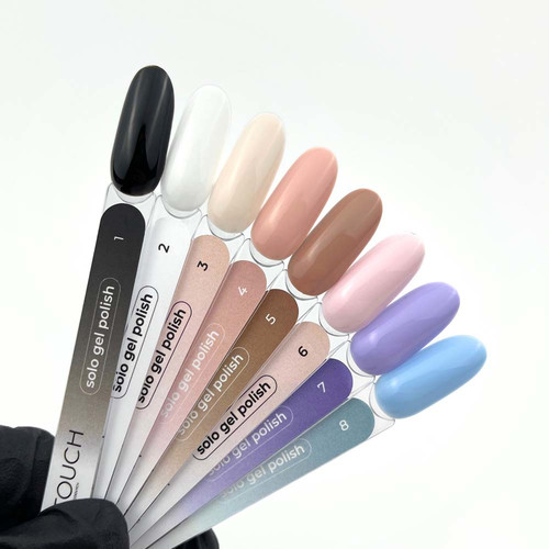 Гель-лак Touch Solo Gel Polish 06 однофазный 3в1 молочно-розовый 9 мл - Фото №3