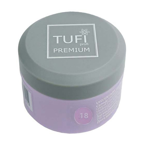 Гель для наращивания TUFI profi Builder Gel UV/LED 18 Crystal 15 мл (0324506) - Фото №1