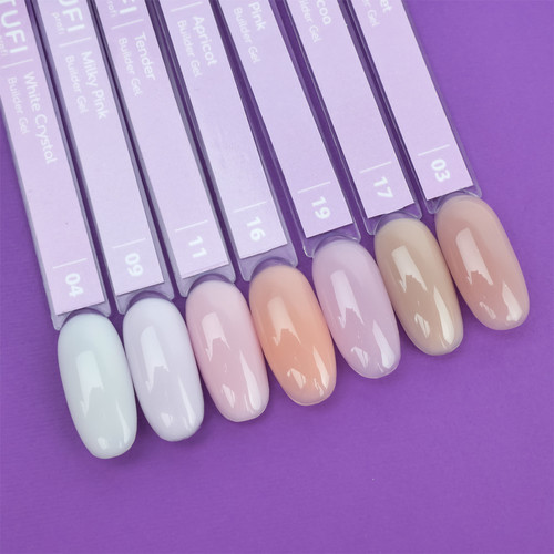 Гель для наращивания TUFI profi Builder Gel UV/LED 09 Milky Pink 30 мл (0324523) - Фото №4