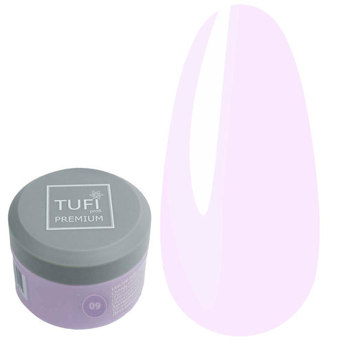 Гель для наращивания TUFI profi Builder Gel UV/LED 09 Milky Pink 15 мл (0324497) - Фото №1