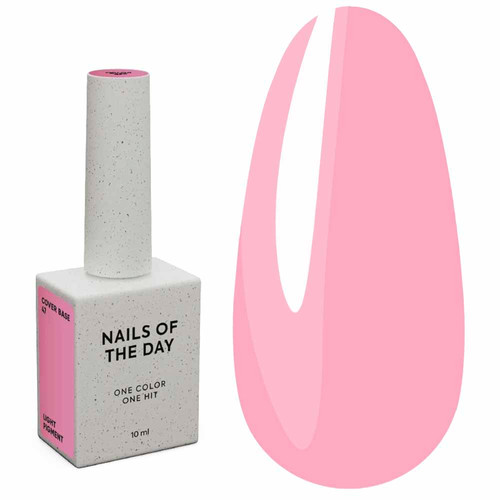База для ногтей NAILSOFTHEDAY Cover NEW Formula №47 полупрозрачный розовый 10 мл - Фото №1