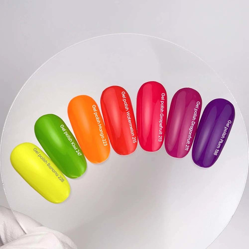 Гель-лак NAILSOFTHEDAY Grapefruit 213 неоново-малиновый 10 мл - Фото №4