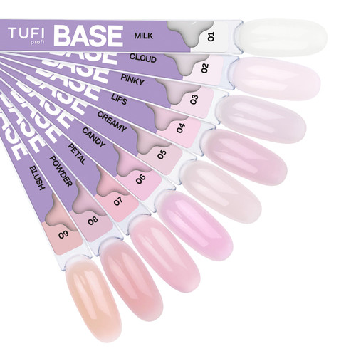 База для ногтей TUFI profi Cover base coat 06 Candy 10 мл (0326525) - Фото №4