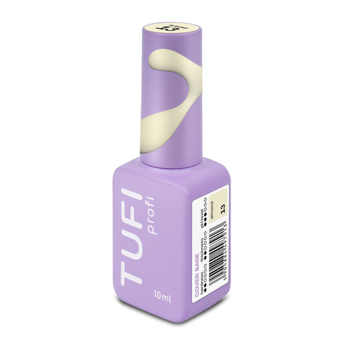 База для ногтей TUFI profi Cover base coat 13 Almond 10 мл (0326532) - Фото №7