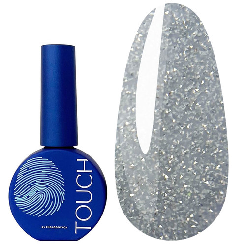 Гель-лак TOUCH Space gel polish 01 белый светоотражающий 9 мл - Фото №1