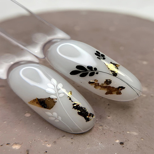 Гель-краска Dark White gel paint 5 г - Фото №3