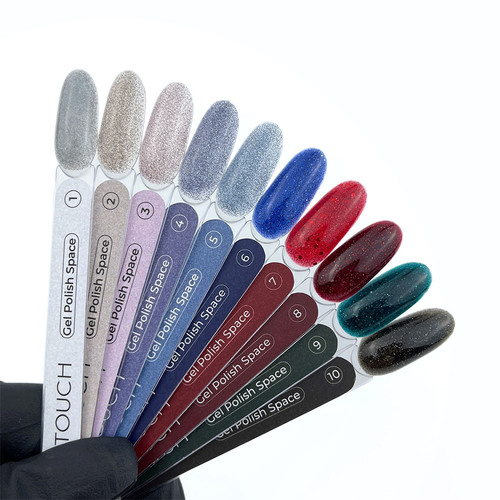 Гель-лак TOUCH Space gel polish 05 синий светоотражающий 9 мл - Фото №3