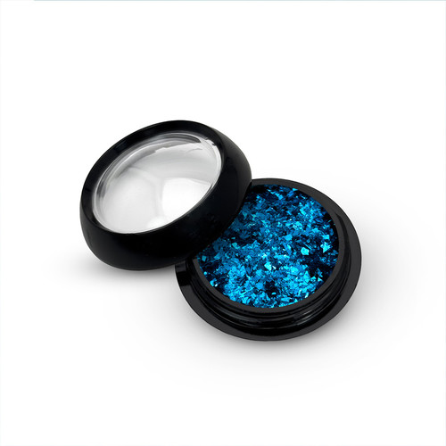 Втирка для ногтей Slowianka Blue Flakes 0,5 г - Фото №2