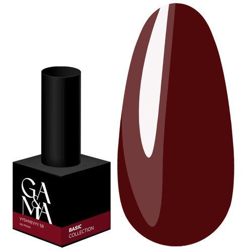 Gel-Nagellack GA&MA  Basic Kollektion 058 Kirsche 10 ml (7700251) - Фото №1