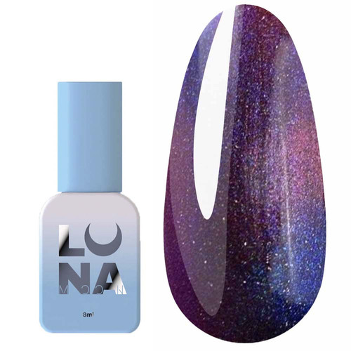 Гель-лак LUNA Color Cat Eye 251 красный, синий, фиолетовый 8 мл (047-3920-1237) - Фото №1