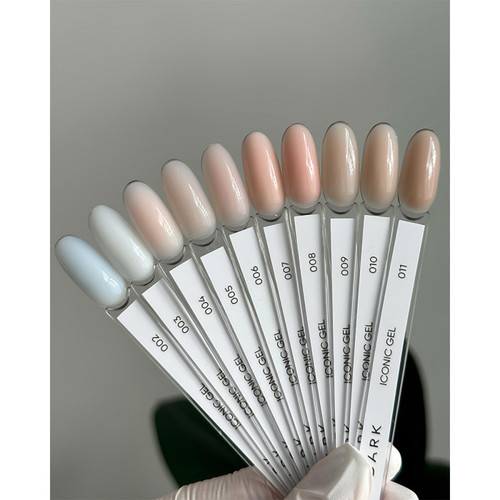 Гель для наращивания DARK Iconic Gel 02 бело-голубой 30 мл - Фото №3