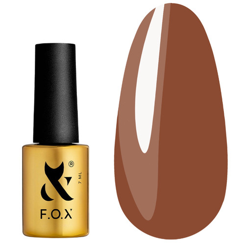 Гель-лак F.O.X Mocha Mousse 107 терракотово-кофейный 7 мл - Фото №1