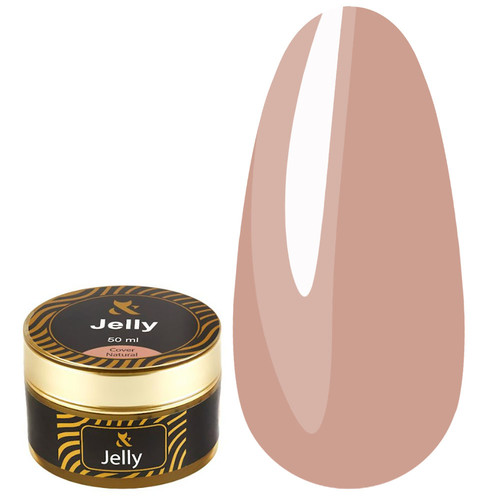 SALE Гель для наращивания F.O.X Jelly Cover Natural нюд 50 мл