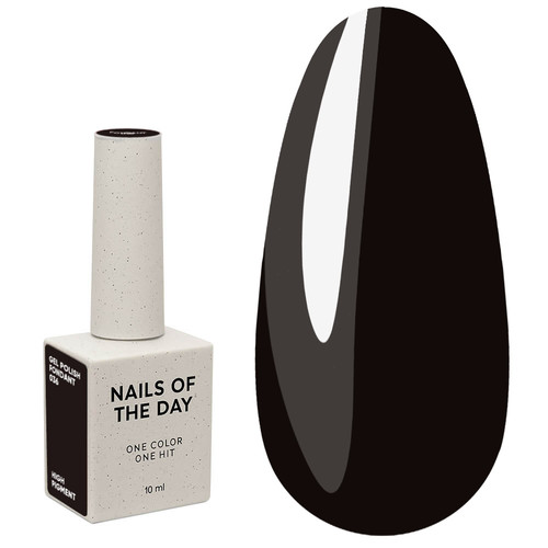Гель-лак NAILSOFTHEDAY 036 Fondant очень темно-коричневый 10 мл - Фото №1