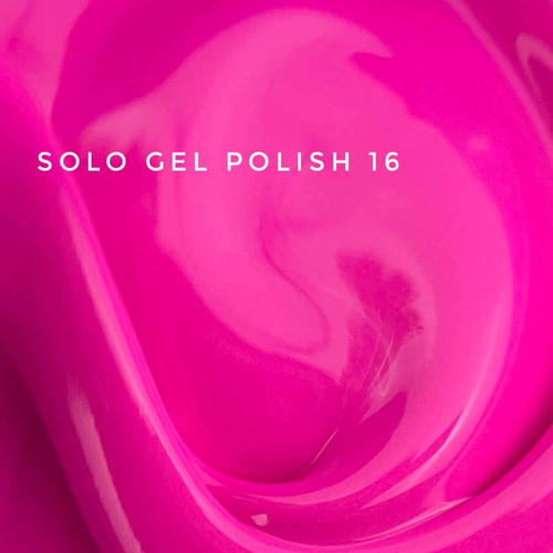 Гель-лак Touch Solo Gel Polish 16 однофазный 3в1 фуксия 9 мл - Фото №2