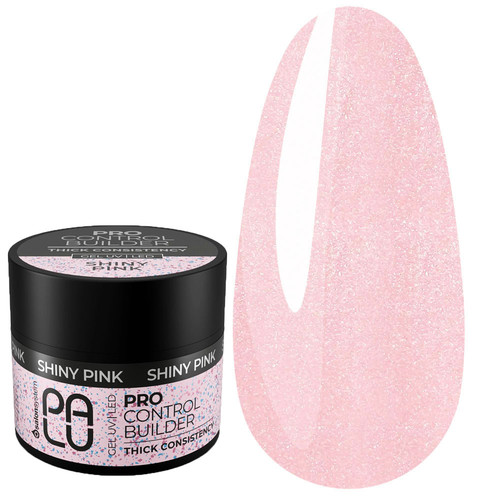 Гель для наращивания PALU PRO CONTROL BUILDER GEL SHINY PINK 45 г - Фото №1